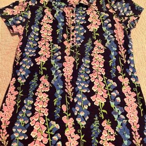 Lilly Pulitzer Vibrant Floral Blouse